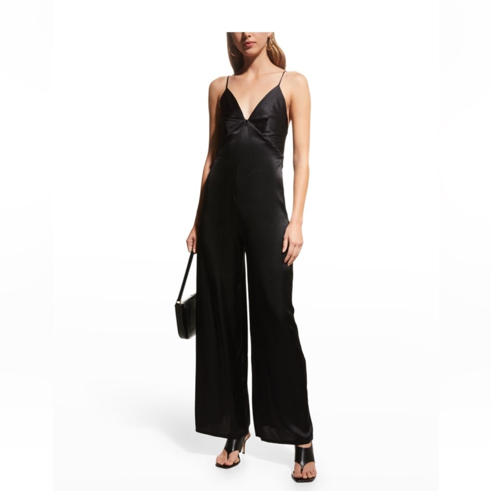 Rivet Utility Foxy Sleeveless Silk Jumpsuit